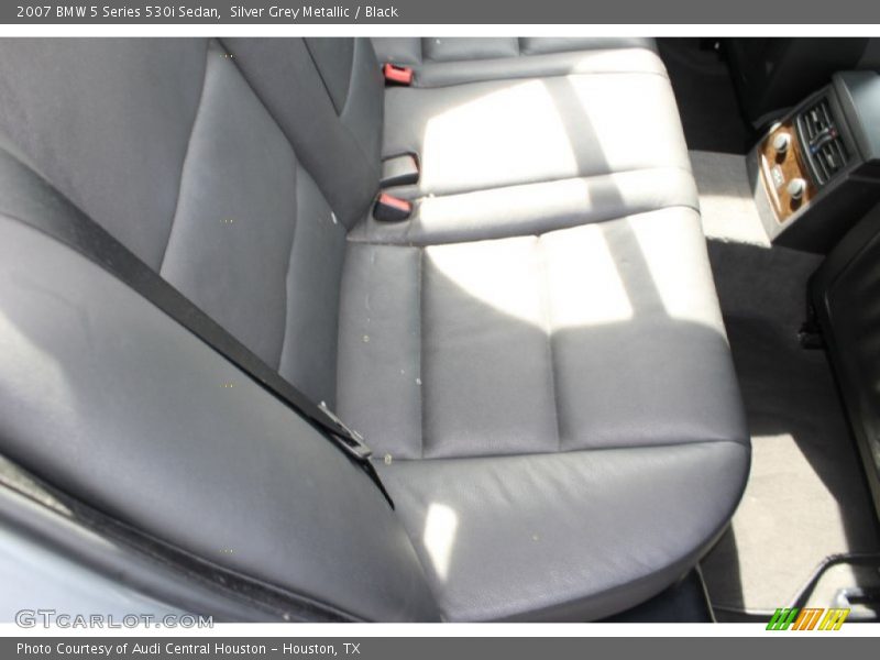 Silver Grey Metallic / Black 2007 BMW 5 Series 530i Sedan