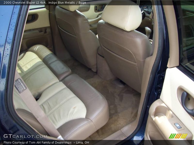 Indigo Blue Metallic / Beige 2000 Chevrolet Blazer LS 4x4
