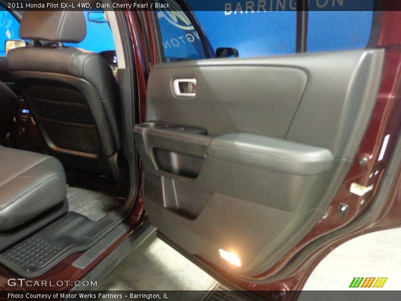 Dark Cherry Pearl / Black 2011 Honda Pilot EX-L 4WD