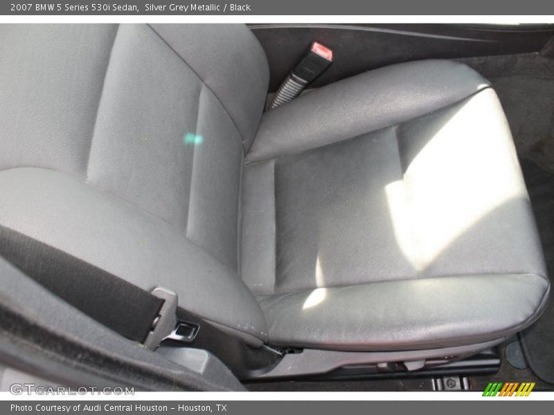 Silver Grey Metallic / Black 2007 BMW 5 Series 530i Sedan
