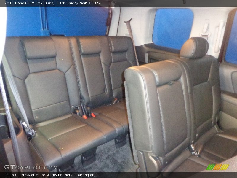 Dark Cherry Pearl / Black 2011 Honda Pilot EX-L 4WD