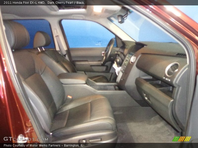 Dark Cherry Pearl / Black 2011 Honda Pilot EX-L 4WD