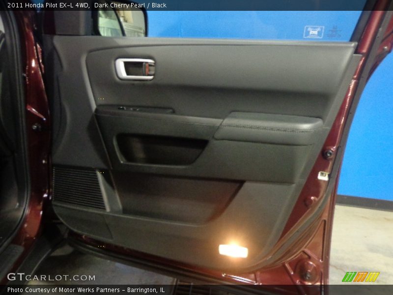 Dark Cherry Pearl / Black 2011 Honda Pilot EX-L 4WD