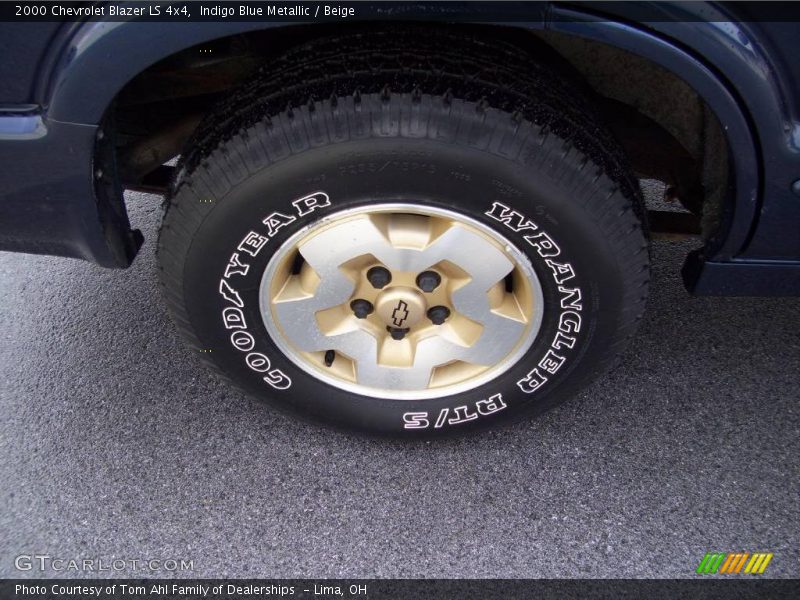Indigo Blue Metallic / Beige 2000 Chevrolet Blazer LS 4x4