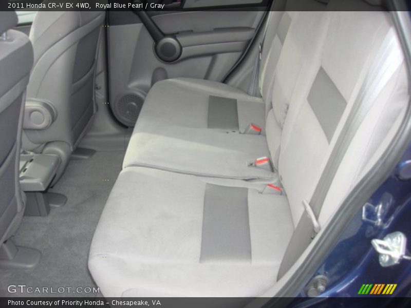 Royal Blue Pearl / Gray 2011 Honda CR-V EX 4WD