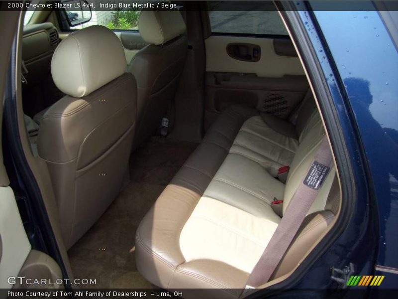 Indigo Blue Metallic / Beige 2000 Chevrolet Blazer LS 4x4