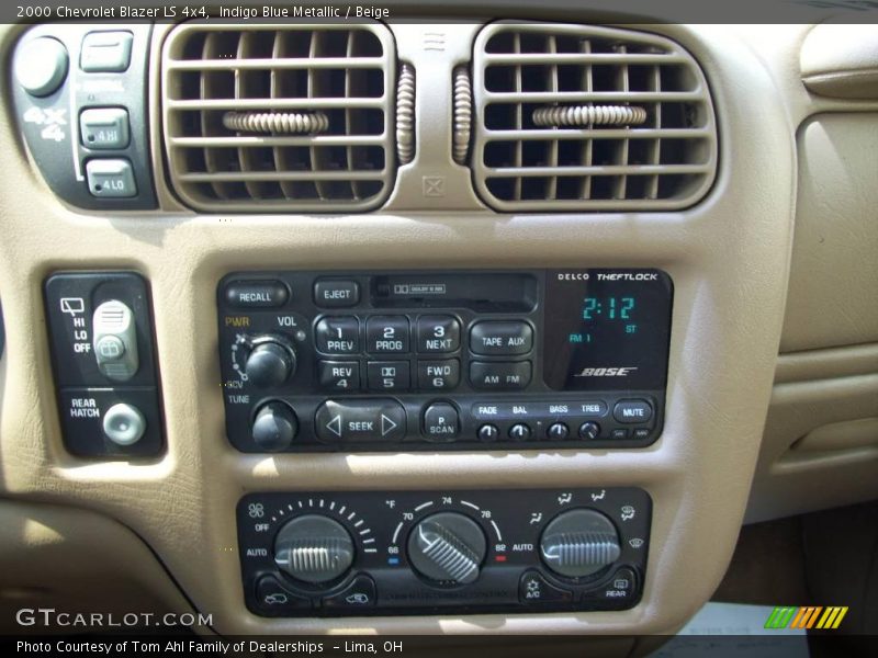 Indigo Blue Metallic / Beige 2000 Chevrolet Blazer LS 4x4