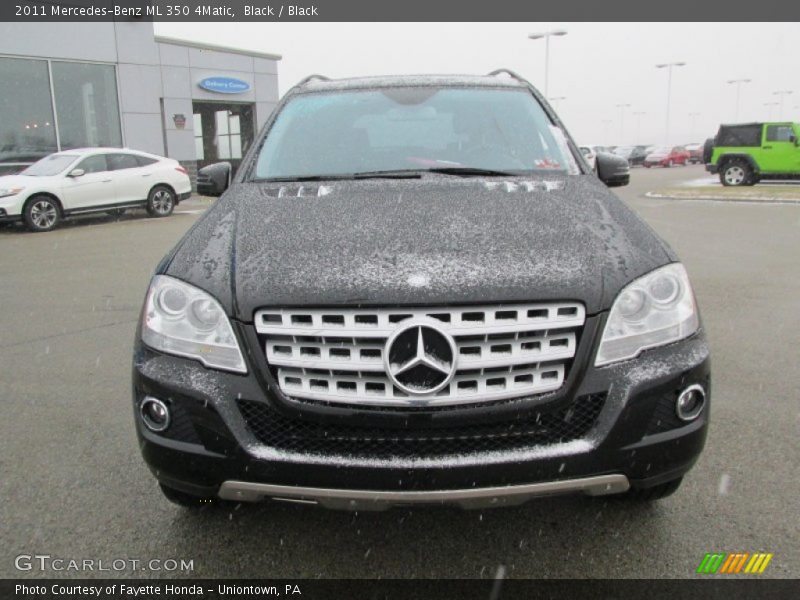 Black / Black 2011 Mercedes-Benz ML 350 4Matic
