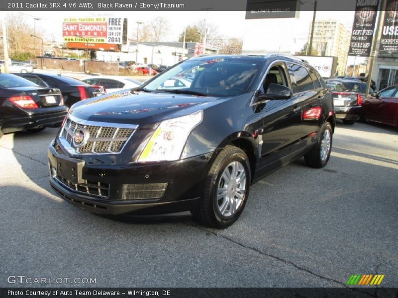 Black Raven / Ebony/Titanium 2011 Cadillac SRX 4 V6 AWD