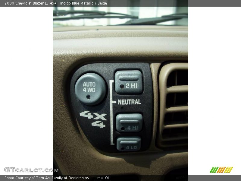 Indigo Blue Metallic / Beige 2000 Chevrolet Blazer LS 4x4