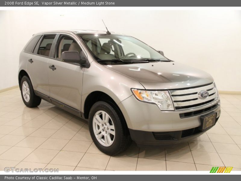 Vapor Silver Metallic / Medium Light Stone 2008 Ford Edge SE