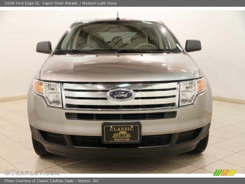 Vapor Silver Metallic / Medium Light Stone 2008 Ford Edge SE