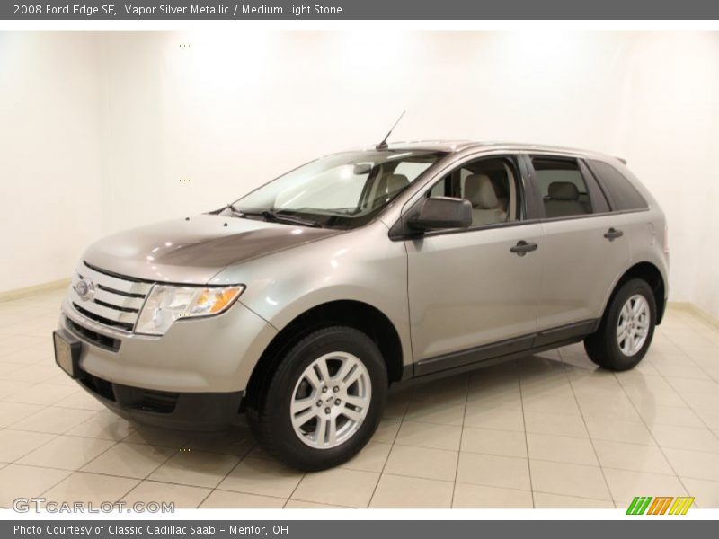Vapor Silver Metallic / Medium Light Stone 2008 Ford Edge SE