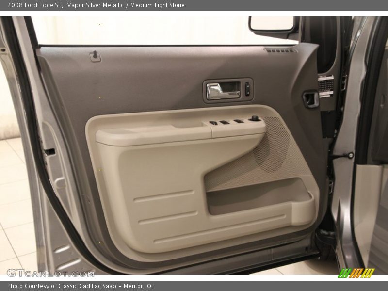 Vapor Silver Metallic / Medium Light Stone 2008 Ford Edge SE