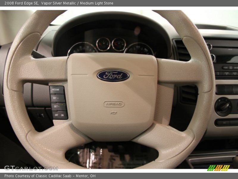 Vapor Silver Metallic / Medium Light Stone 2008 Ford Edge SE