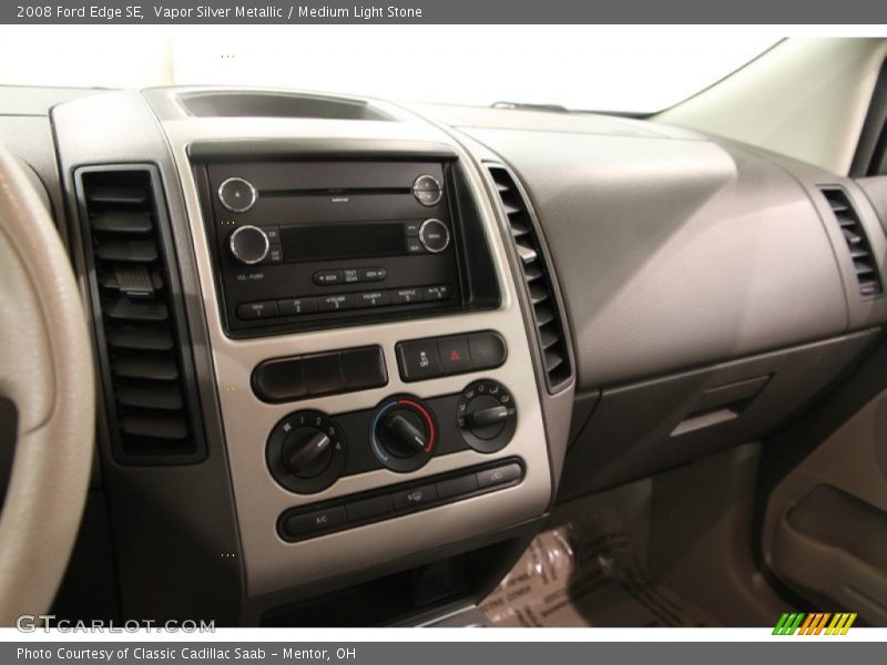 Vapor Silver Metallic / Medium Light Stone 2008 Ford Edge SE