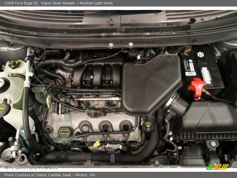 Vapor Silver Metallic / Medium Light Stone 2008 Ford Edge SE