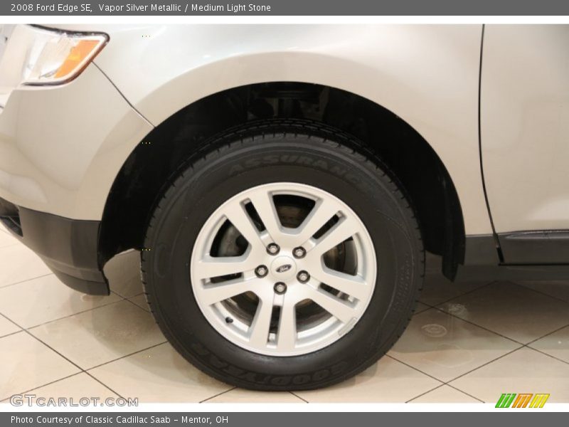 Vapor Silver Metallic / Medium Light Stone 2008 Ford Edge SE