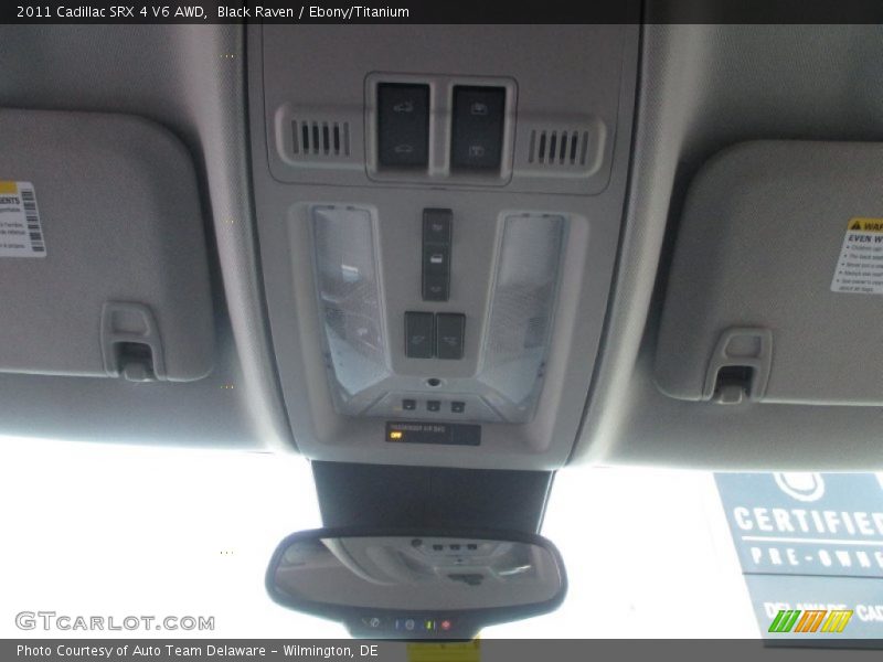 Black Raven / Ebony/Titanium 2011 Cadillac SRX 4 V6 AWD