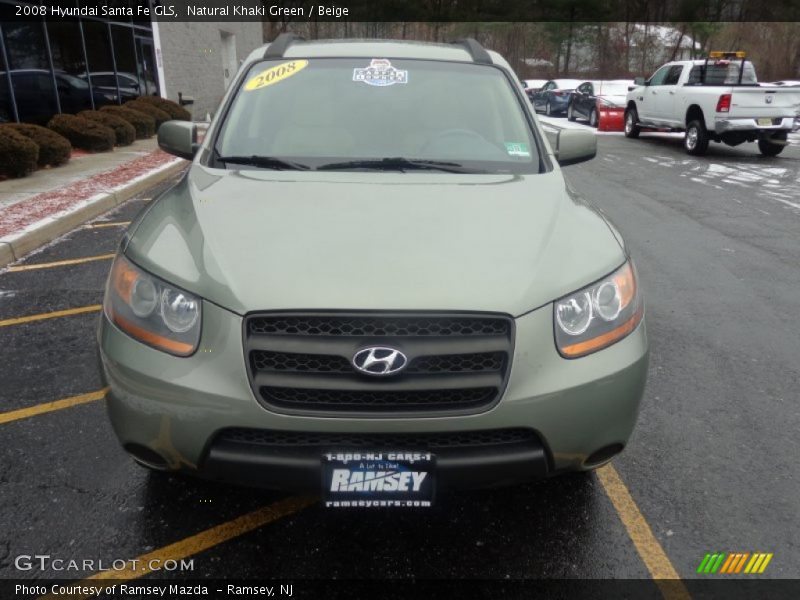 Natural Khaki Green / Beige 2008 Hyundai Santa Fe GLS