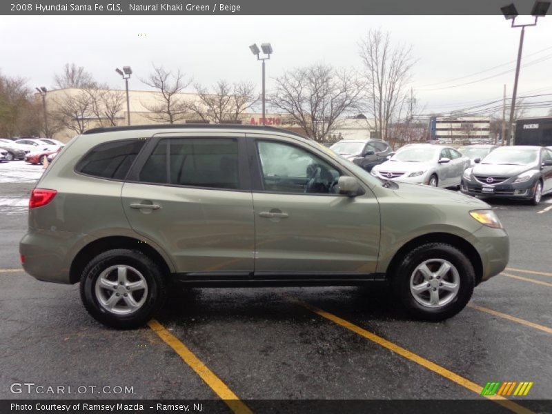 Natural Khaki Green / Beige 2008 Hyundai Santa Fe GLS