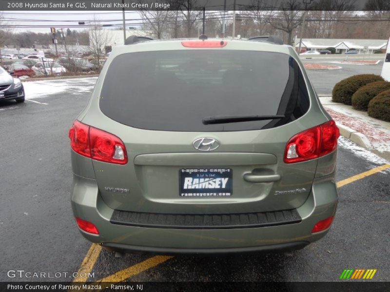 Natural Khaki Green / Beige 2008 Hyundai Santa Fe GLS