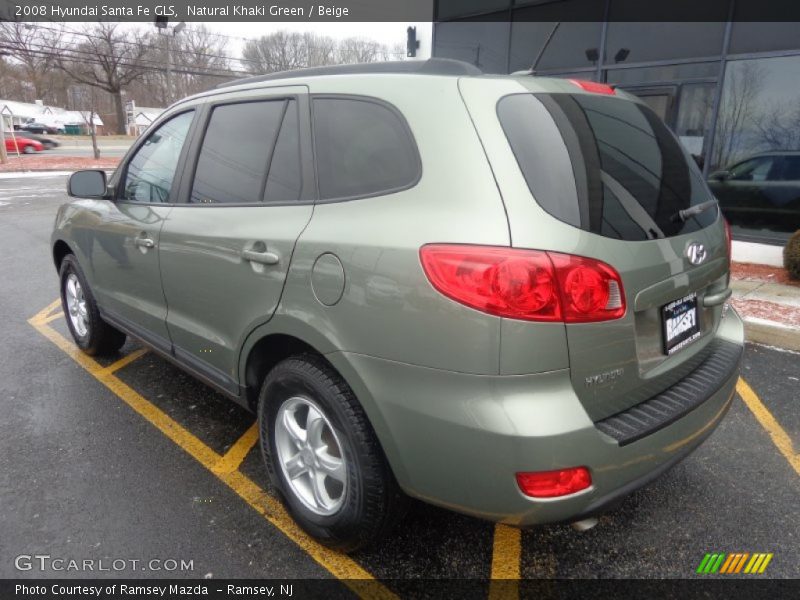 Natural Khaki Green / Beige 2008 Hyundai Santa Fe GLS