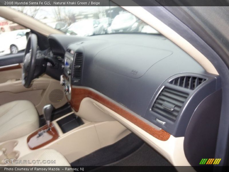 Natural Khaki Green / Beige 2008 Hyundai Santa Fe GLS