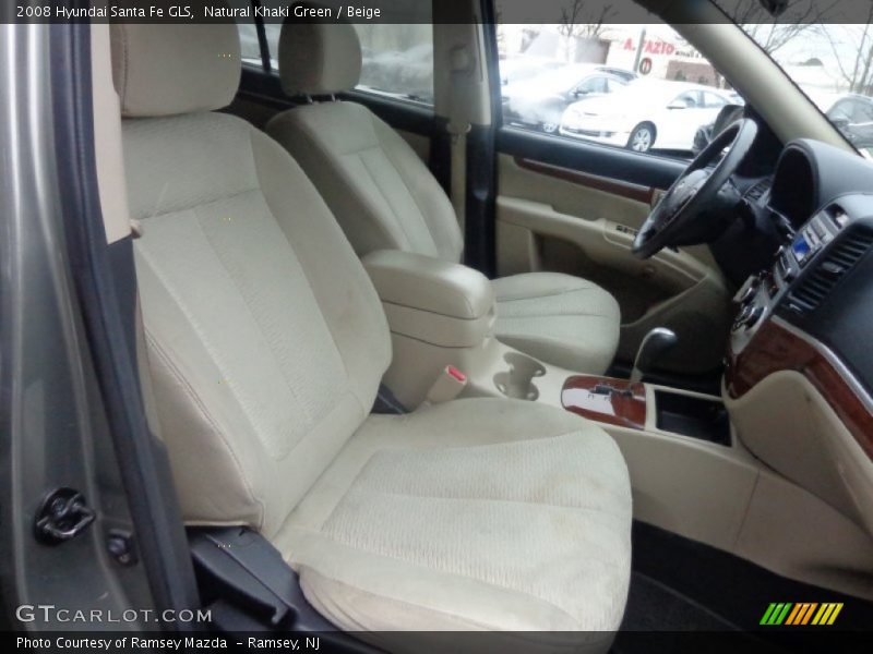 Natural Khaki Green / Beige 2008 Hyundai Santa Fe GLS