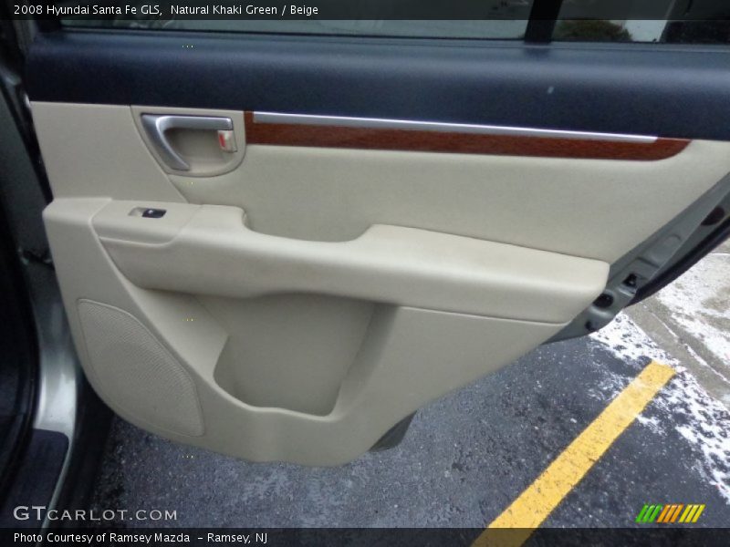 Natural Khaki Green / Beige 2008 Hyundai Santa Fe GLS