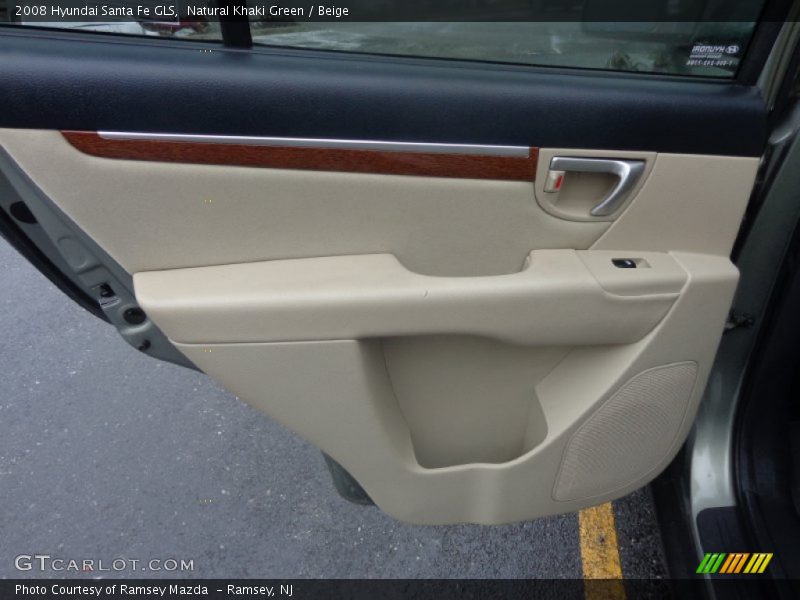 Natural Khaki Green / Beige 2008 Hyundai Santa Fe GLS