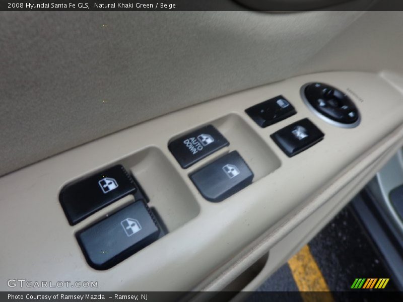 Natural Khaki Green / Beige 2008 Hyundai Santa Fe GLS