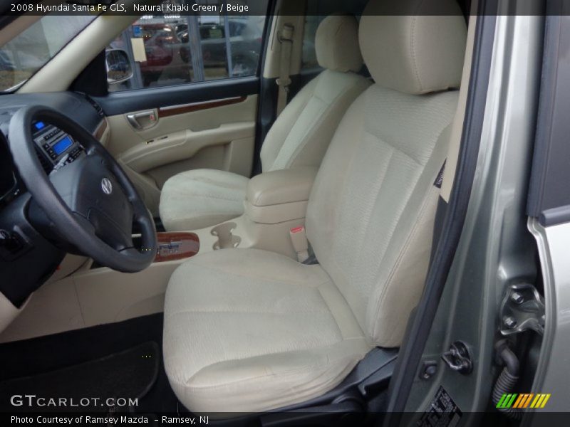 Natural Khaki Green / Beige 2008 Hyundai Santa Fe GLS