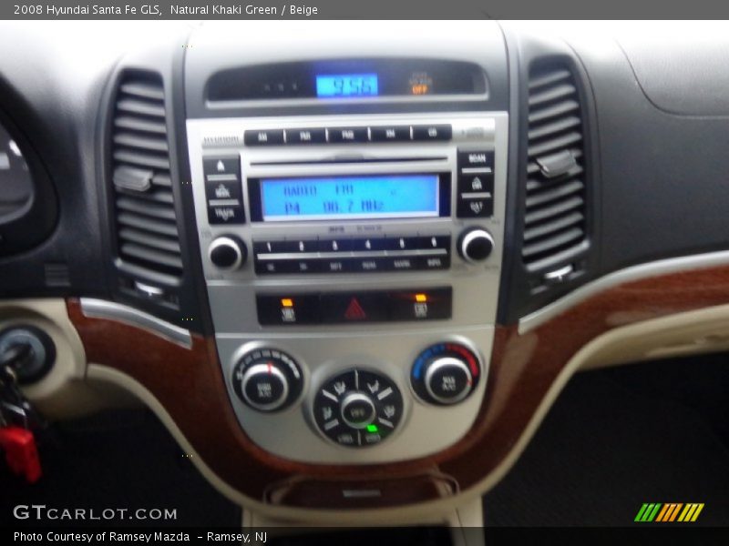 Natural Khaki Green / Beige 2008 Hyundai Santa Fe GLS