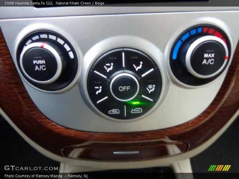 Natural Khaki Green / Beige 2008 Hyundai Santa Fe GLS