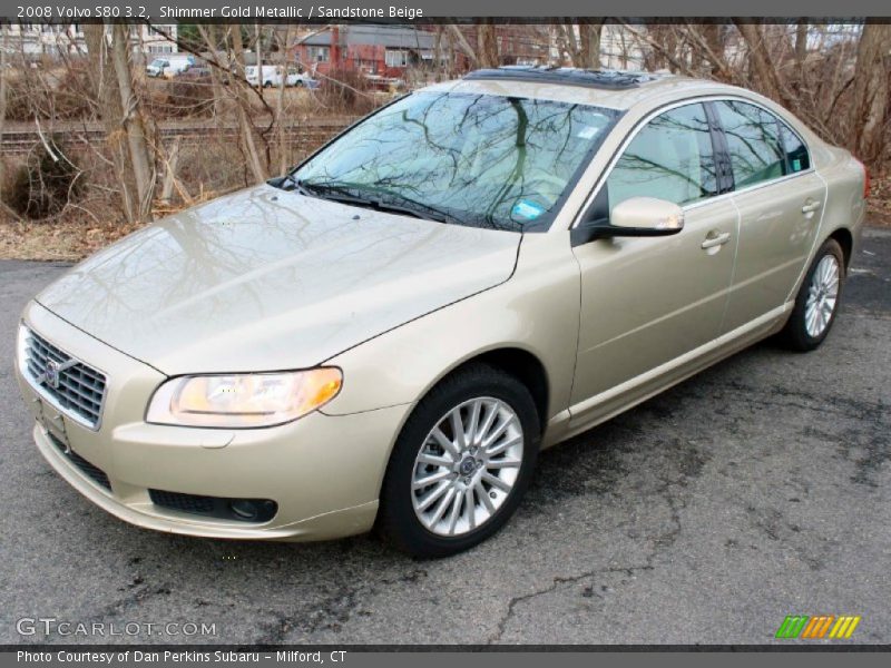 Front 3/4 View of 2008 S80 3.2