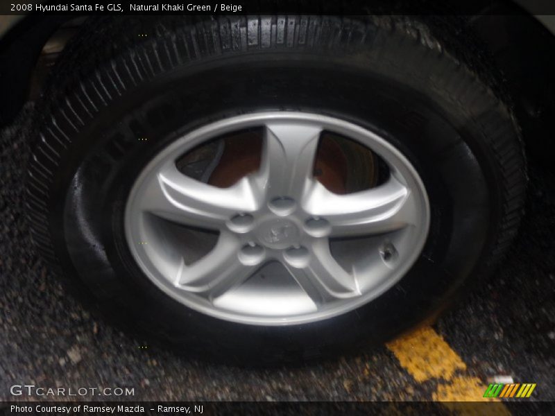 Natural Khaki Green / Beige 2008 Hyundai Santa Fe GLS