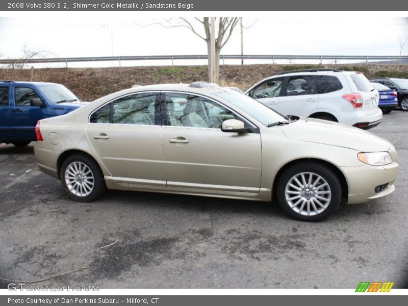 2008 S80 3.2 Shimmer Gold Metallic
