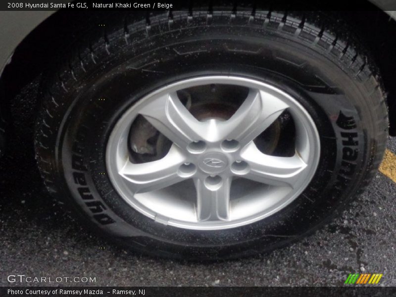 Natural Khaki Green / Beige 2008 Hyundai Santa Fe GLS