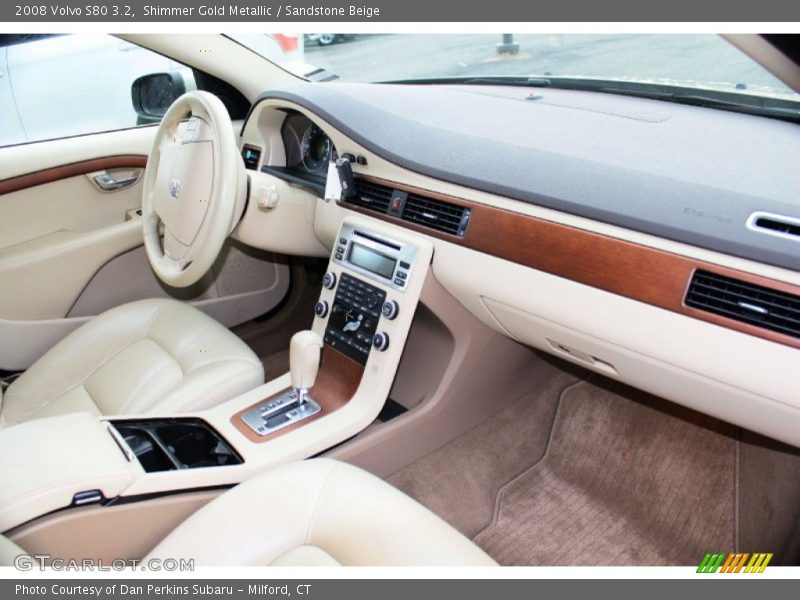 Shimmer Gold Metallic / Sandstone Beige 2008 Volvo S80 3.2