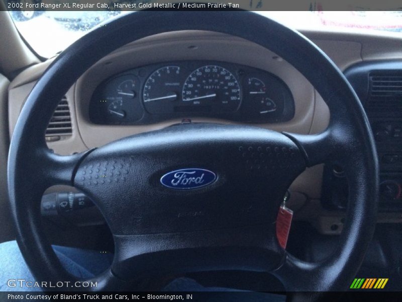 Harvest Gold Metallic / Medium Prairie Tan 2002 Ford Ranger XL Regular Cab