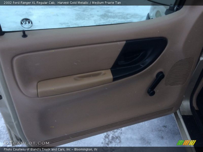 Harvest Gold Metallic / Medium Prairie Tan 2002 Ford Ranger XL Regular Cab