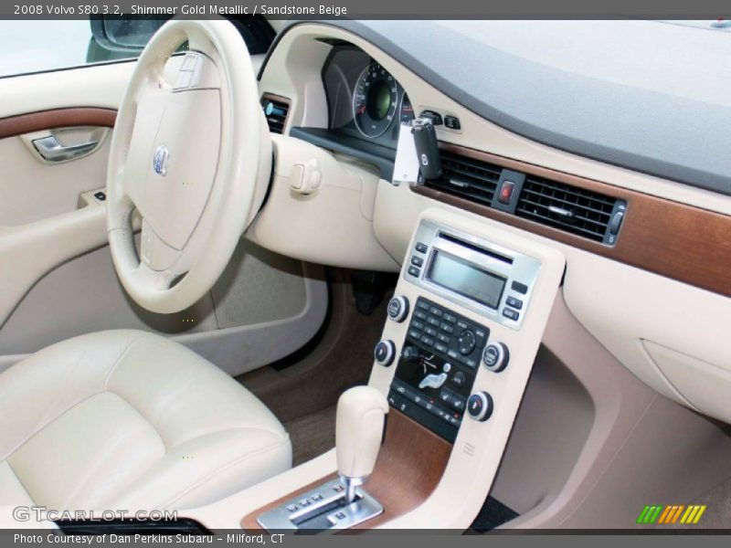 Shimmer Gold Metallic / Sandstone Beige 2008 Volvo S80 3.2