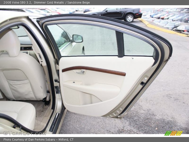 Shimmer Gold Metallic / Sandstone Beige 2008 Volvo S80 3.2