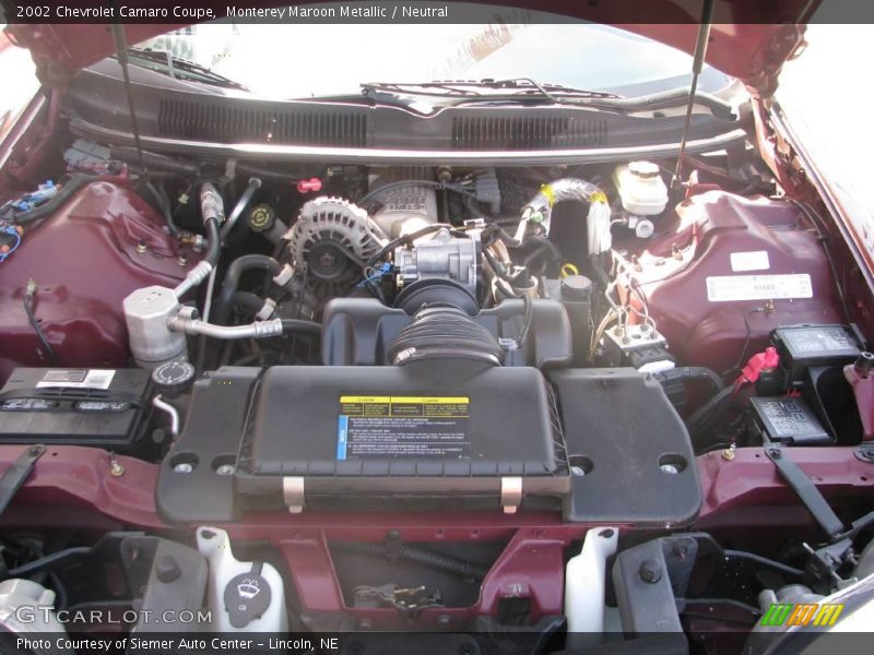 Monterey Maroon Metallic / Neutral 2002 Chevrolet Camaro Coupe