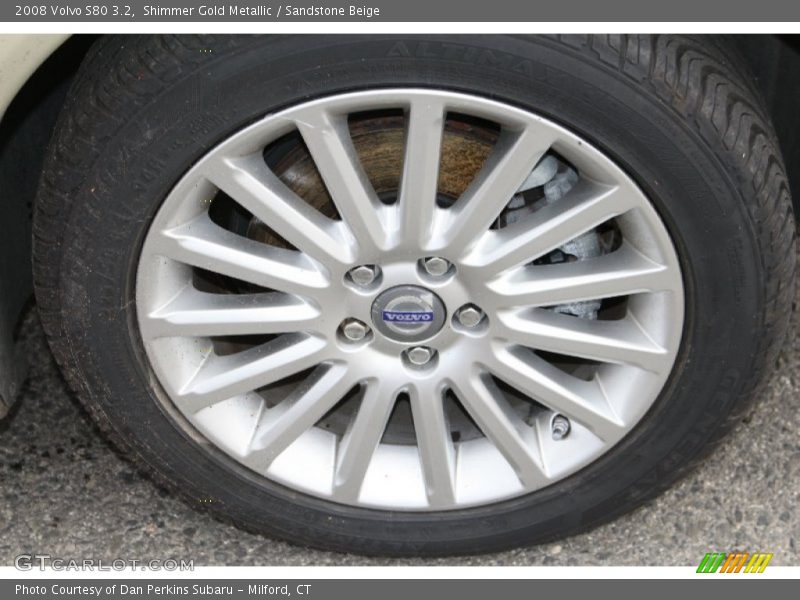 Shimmer Gold Metallic / Sandstone Beige 2008 Volvo S80 3.2
