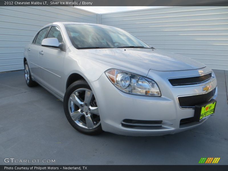 Silver Ice Metallic / Ebony 2012 Chevrolet Malibu LT