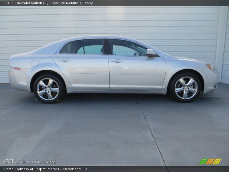 Silver Ice Metallic / Ebony 2012 Chevrolet Malibu LT