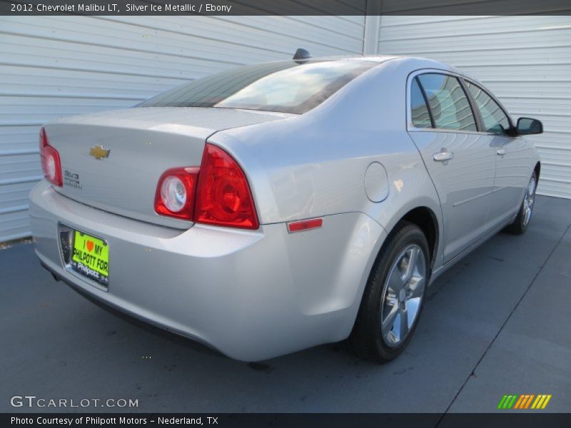 Silver Ice Metallic / Ebony 2012 Chevrolet Malibu LT