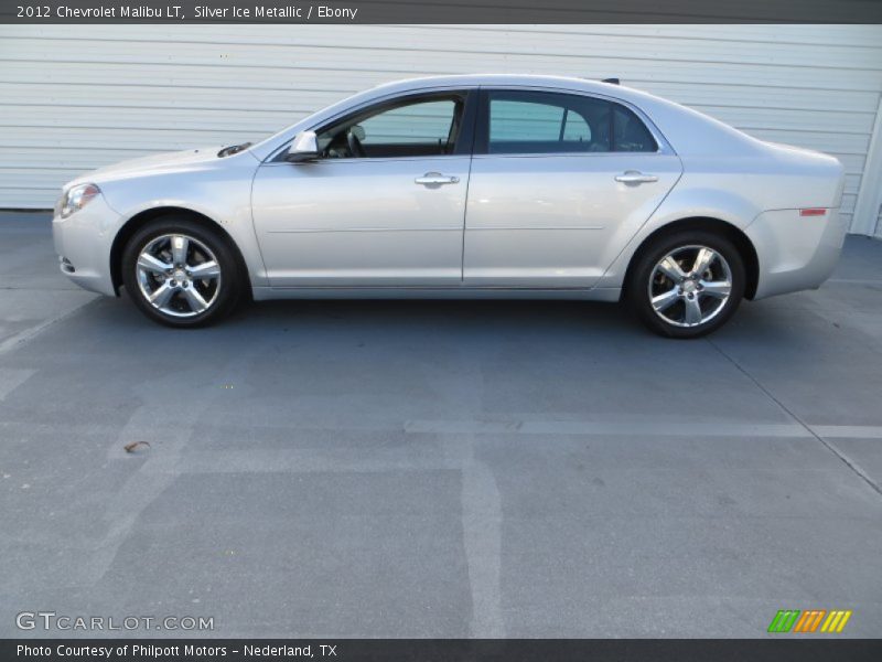 Silver Ice Metallic / Ebony 2012 Chevrolet Malibu LT